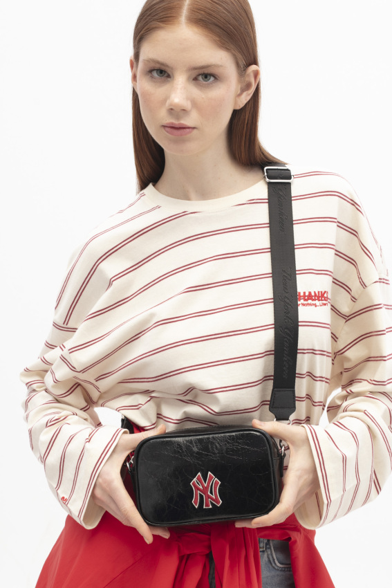  New York Yankees Siyah Kadın Omuz Çantası - 1