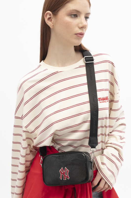  New York Yankees Siyah Kadın Omuz Çantası - 2