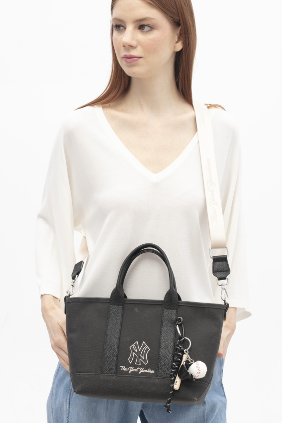  New York Yankees Siyah Kadın Omuz Çantası - 1