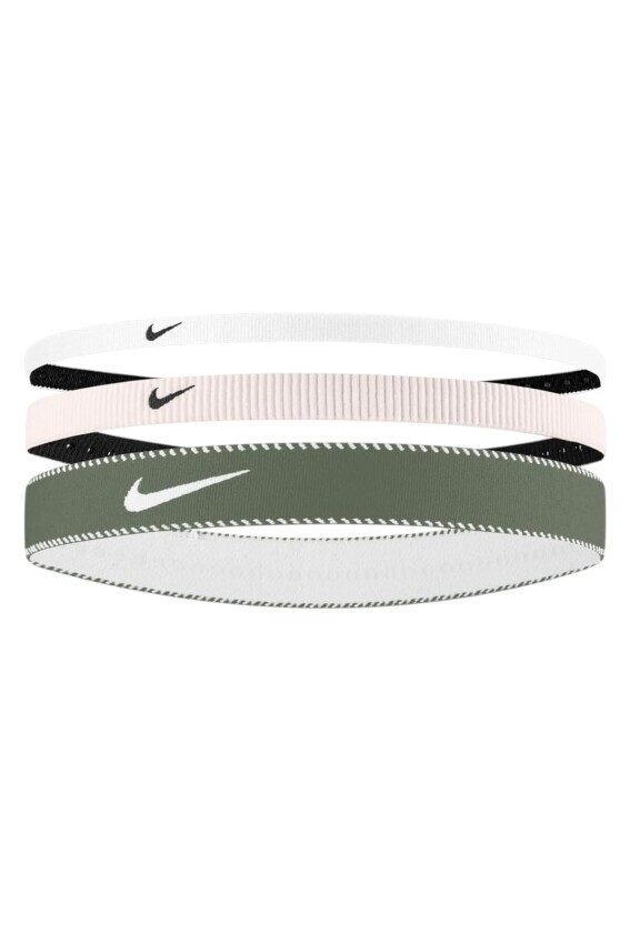 Nike Flex Classic Mixed Widht Headsbands 3Pk Unisex Pembe Saç Bandı - 1