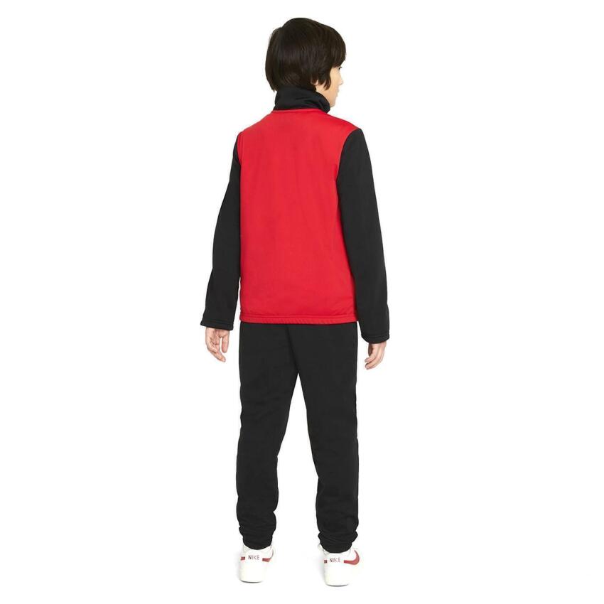 Nike FUTURA POLY CUFF TS Kırmızı-Siyah-Beyaz Çocuk Eşofman Takımı DH9661-657 - 2