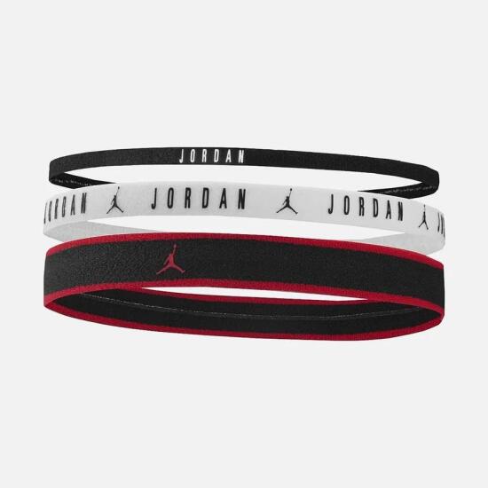 Nike JORDAN ELASTIC MIXED WIDTH 3 PK SİYAH Unisex Saç Bandı - 1