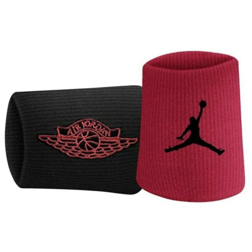 Nike JORDAN JUMPMAN WINGS WRISTBANDS 2.0 2 PK KIRMIZI Erkek Bileklik J.000.3598.683.OS - 1