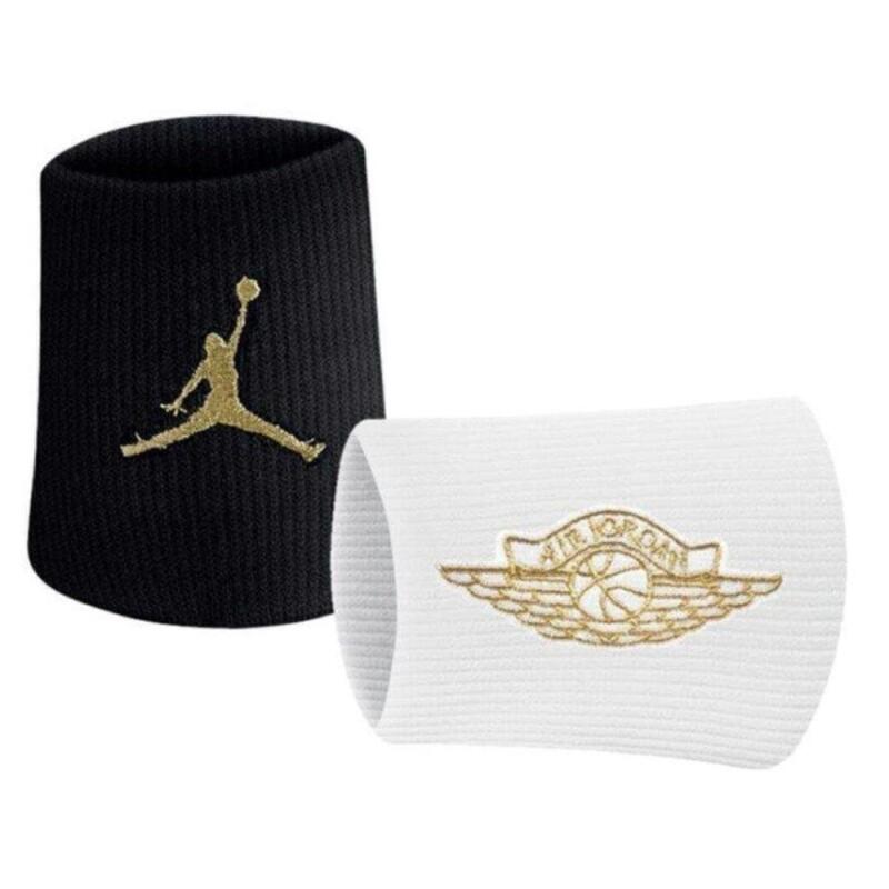 Nike JORDAN JUMPMAN WINGS WRISTBANDS 2.0 2 PK SİYAH Erkek Bileklik J.000.3598.092.OS - 1