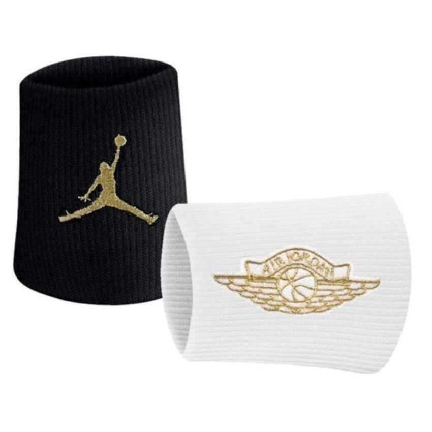 Nike JORDAN JUMPMAN WINGS WRISTBANDS 2.0 2 PK SİYAH Erkek Bileklik J.000.3598.092.OS - 1