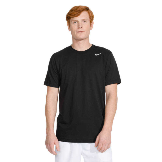 Nike M NK DF TEE DFC CREW SOLID SİYAH Erkek Tshirt AR6029-010 - 1