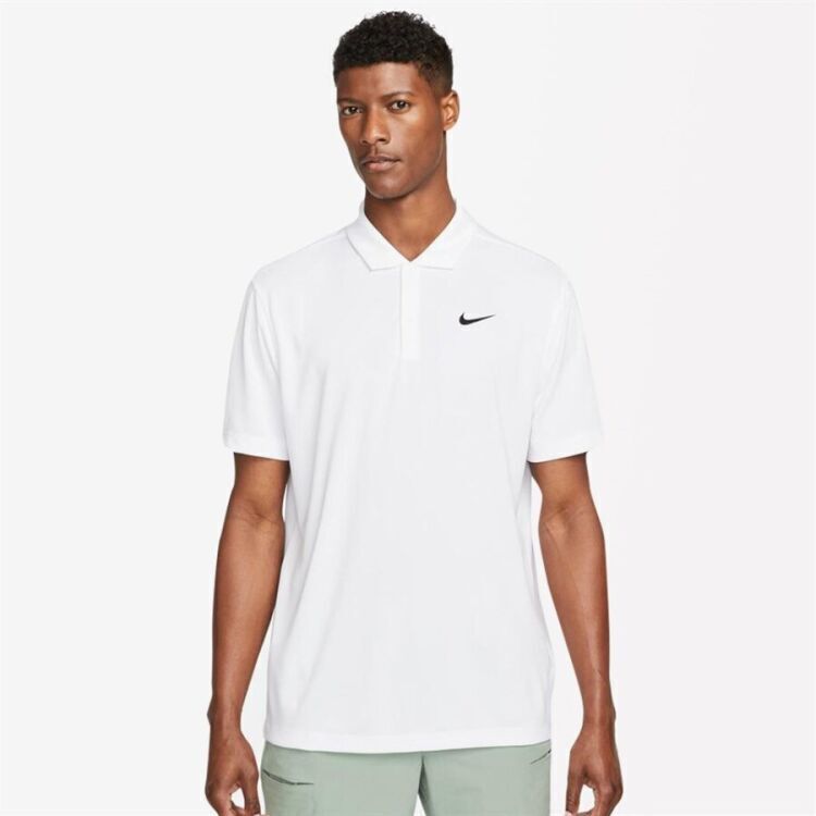 Nike M NKCT DF POLO SOLID BEYAZ Erkek Polo Tshirt - 1