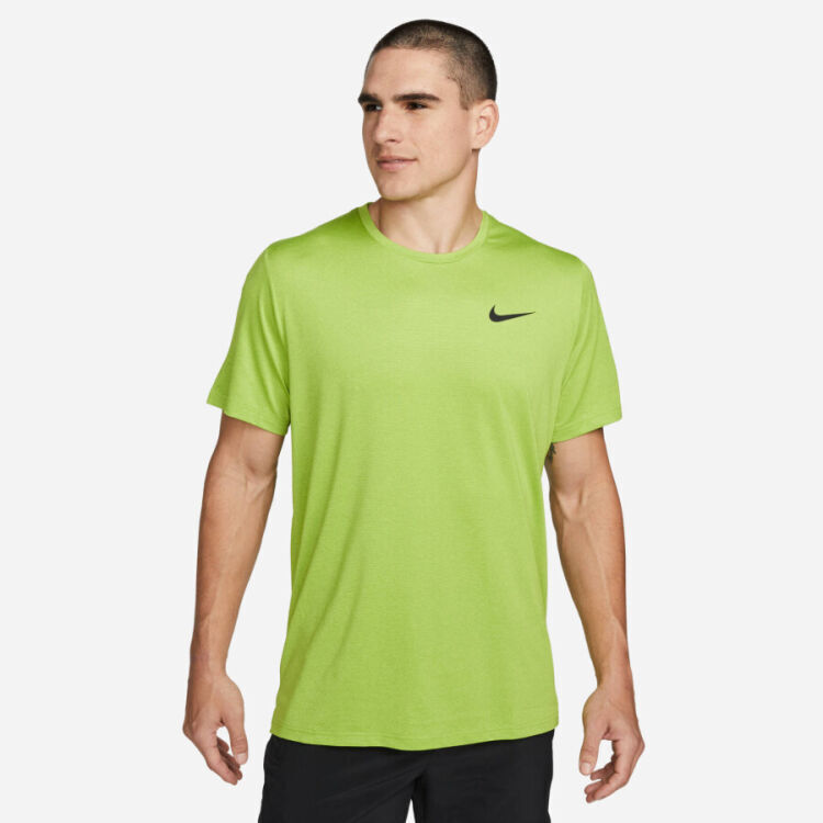 Nike M NP DF HPR DRY TOP SS Yeşil Erkek Tshirt - 1