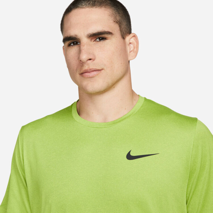 Nike M NP DF HPR DRY TOP SS Yeşil Erkek Tshirt - 3