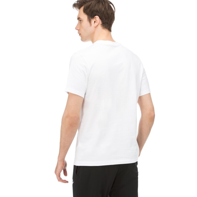 Nike M NSW TEE JUST DO IT SWOOSH BEYAZ Erkek Tshirt AR5006-100 - 2