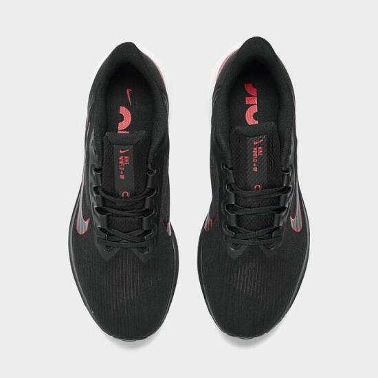 Nike AIR WINFLO 9 Siyah-Kırmızı Erkek Koşu Ayakkabısı - 5