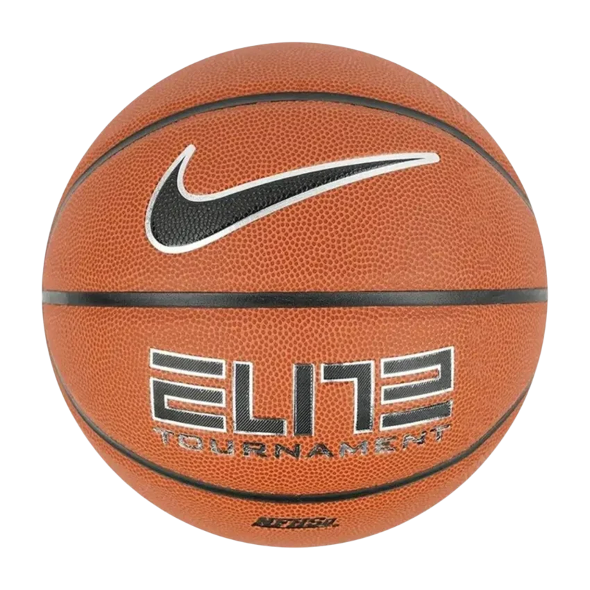 Nike NIKE ELITE TOURNAMENT 8P DEFLATED AMBER/BLACK/METALLIC SILVE Turuncu Unisex Basketbol Topu - 1