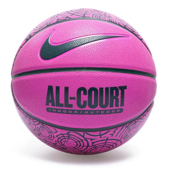Nike NIKE EVERYDAY ALL COURT 8P GRAPHIC DEFLATED Pembe Unisex Basketbol Topu - 1