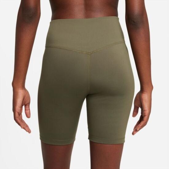 Nike One Mid-Rise 7 Bike Shorts Haki Kadın Tayt - 2