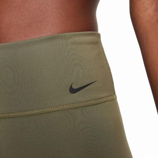 Nike One Mid-Rise 7 Bike Shorts Haki Kadın Tayt - 5