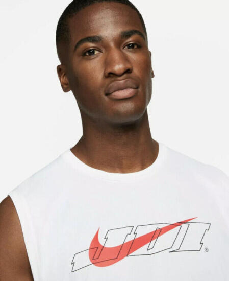 Nike Pro Dri-FIT Sport Clash Siyah-Beyaz Erkek Atlet - 2