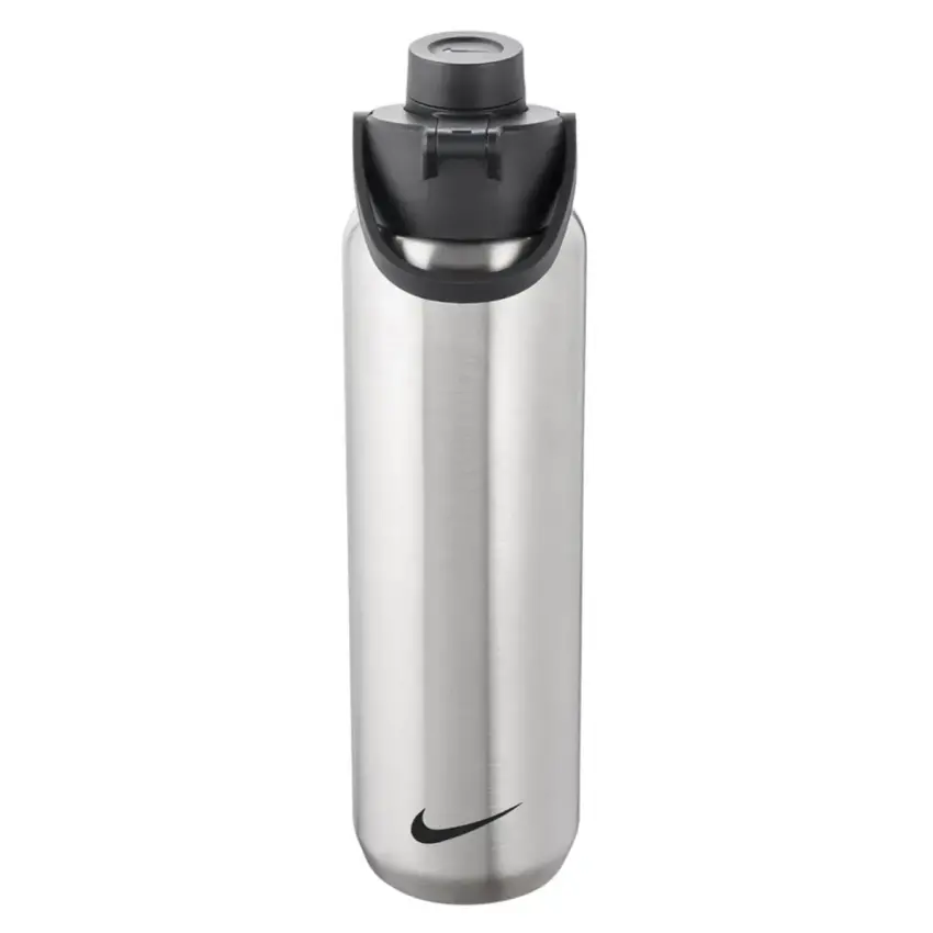 Nike Nike SS Recharge Chug Bottle 24 OZ Brushed Stainless Unisex Suluk & Matara - 1