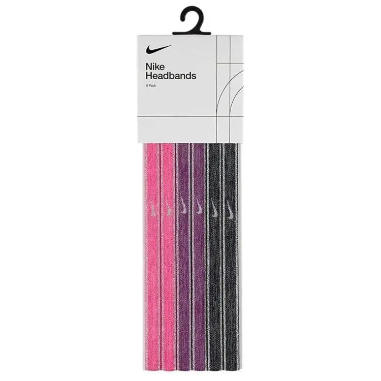 Nike NIKE SWOOSH SPORT HEADBANDS 6 PK Pembe Unisex Saç Bandı - Nike