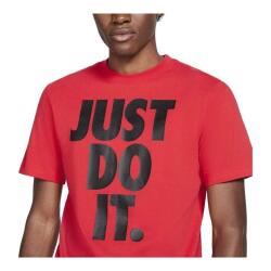 Nike Sportswear Icon Just Do It HBR Short-Sleeve KIRMIZI Erkek Tshirt - 4
