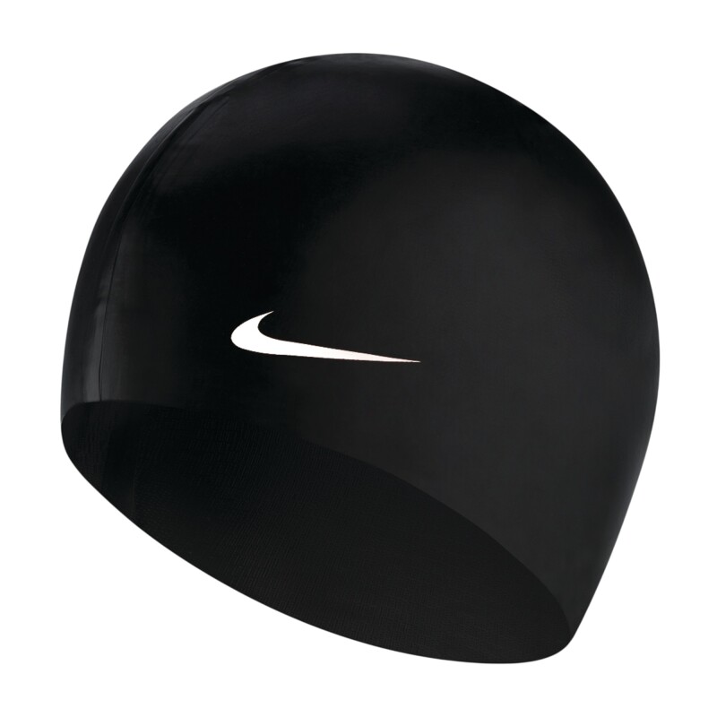 Nike Swim Solid Silicone Siyah Unisex Bone - Nike Swim