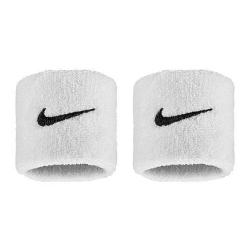 Nike Swoosh Classic Wristbands 2PK Beyaz Unisex Bileklik - 1