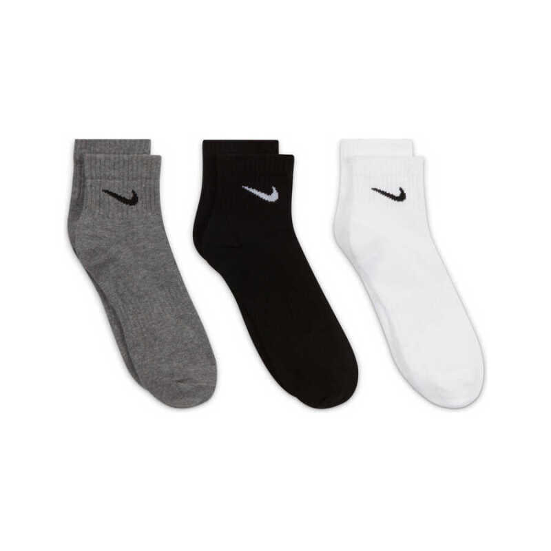 Nike U NK EVERYDAY LTWT ANKLE 3PR Siyah-Beyaz Erkek Çorap SX7677-964 - 1