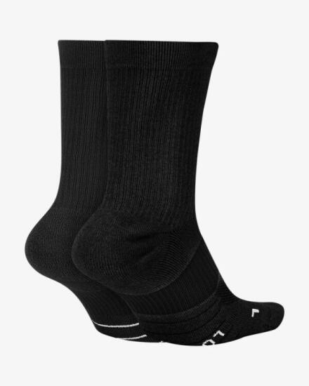 Nike U NK MLTPLIER CRW 2PR Siyah-Beyaz Erkek Çorap - 2