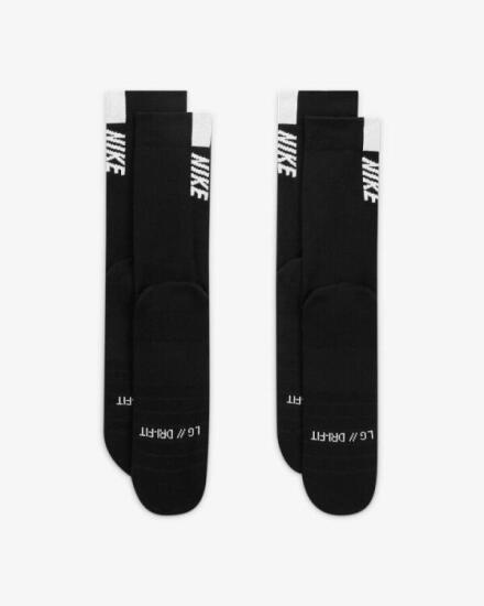Nike U NK MLTPLIER CRW 2PR Siyah-Beyaz Erkek Çorap - 3