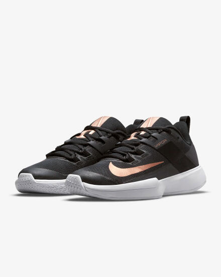 Nike W NIKE VAPOR LITE HC SİYAH Kadın Tenis Ayakkabısı - 6