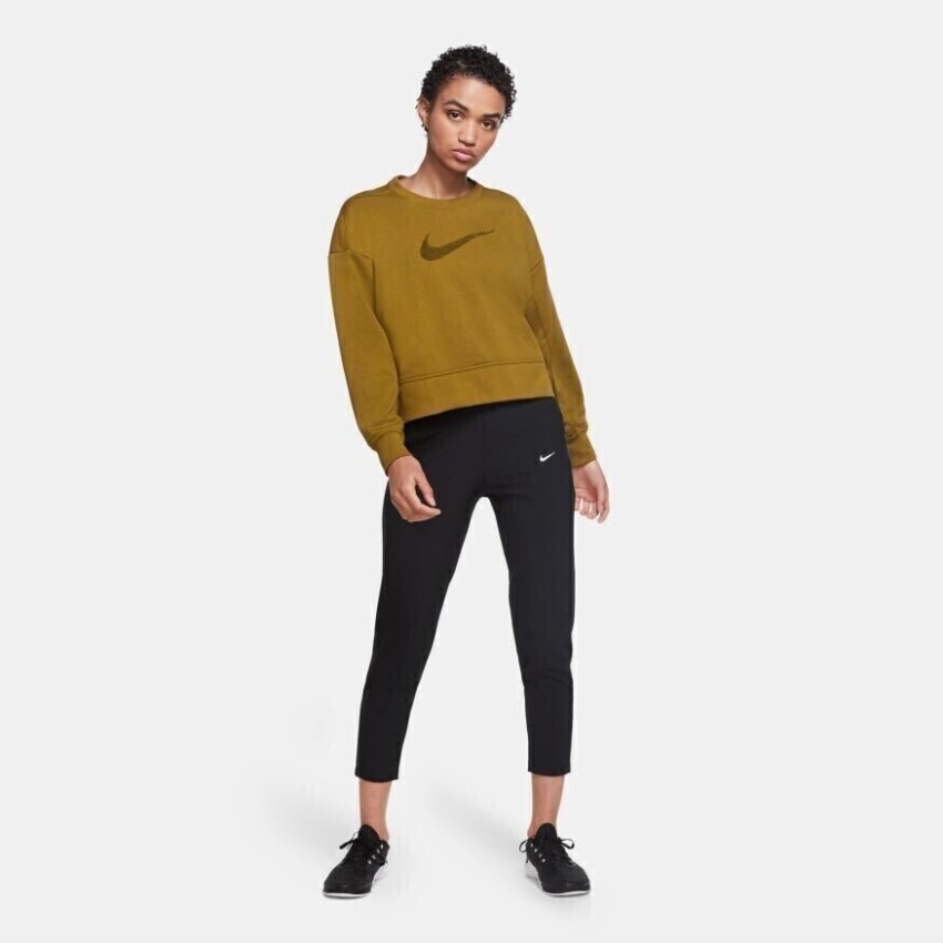 Nike W NK DF BLISS MR VCTRY PANT Siyah-Beyaz Kadın Eşofman Altı CU4321-010 - 3