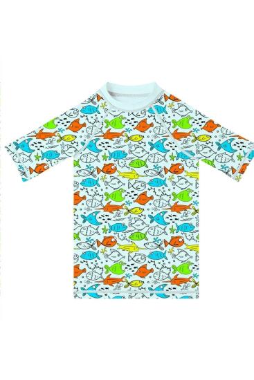 SlipStop Ohri T-Shirt Mavi Çocuk Tshirt - 1