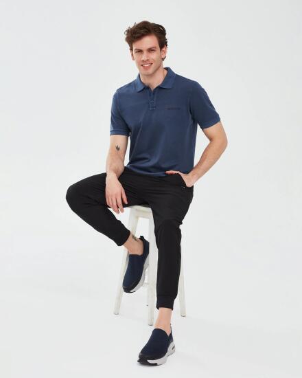 Skechers Organic Coll. M Short Sleeve Polo Shirt LACİVERT Erkek Polo Tshirt - 4