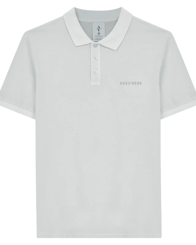 Skechers Organic Coll. M Short Sleeve Gri Erkek Polo Tshirt - 5