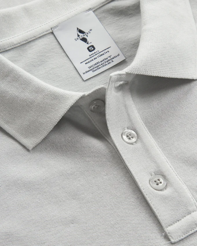Skechers Organic Coll. M Short Sleeve Gri Erkek Polo Tshirt - 7