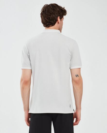 Skechers Organic Coll. M Short Sleeve Polo Shirt Gri Erkek Polo Tshirt - 4