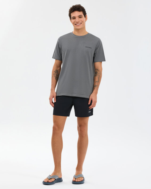Skechers Organic Coll. M Short Sleeve Antrasit Erkek Tshirt - 5