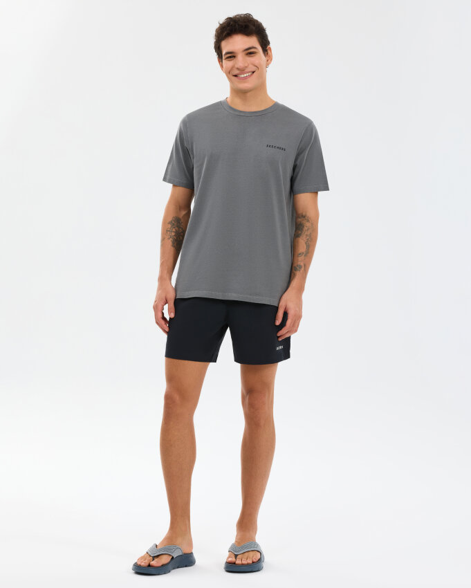 Skechers Organic Coll. M Short Sleeve Antrasit Erkek Tshirt - 5