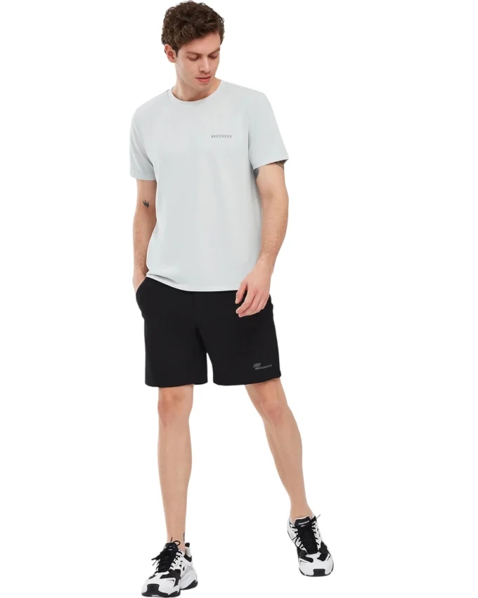 Skechers Organic Coll. M Short Sleeve T-Shirt Gri Erkek Tshirt - 5