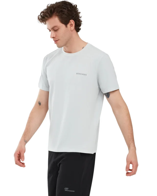 Skechers Organic Coll. M Short Sleeve T-Shirt Gri Erkek Tshirt - 2