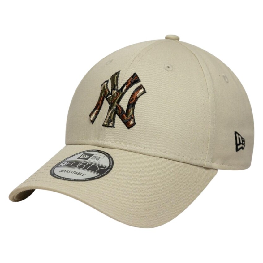 New Era Outline Camo 9Forty Neyvan Bej Unisex Şapka - 1