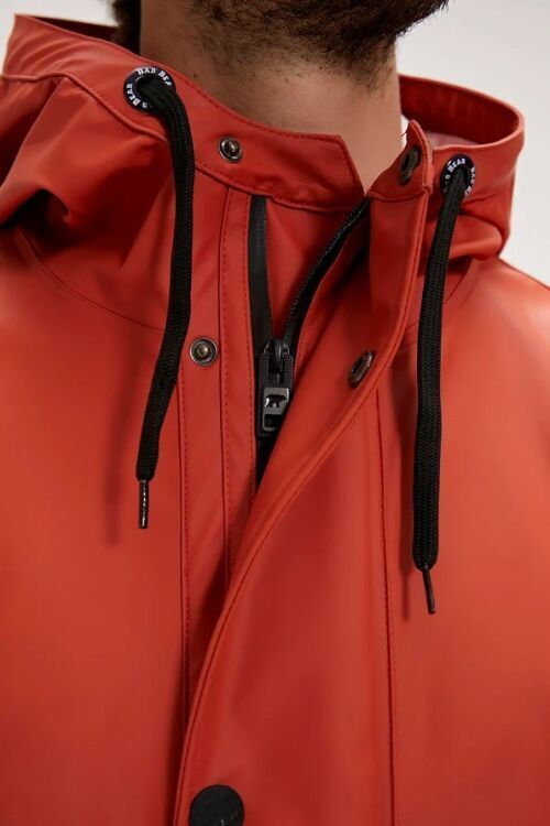 Bad Bear PATROL RAINCOAT Turuncu Erkek Mont - 4