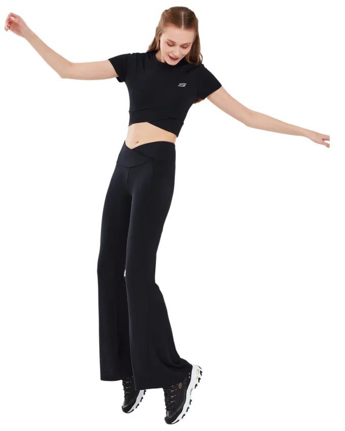 Skechers Performance Coll. Yoga Siyah Kadın Eşofman Altı - 4