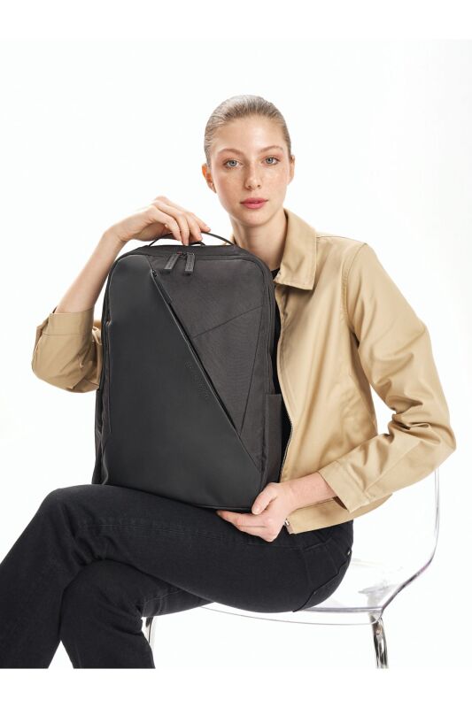 Pierre Cardin P.C Okul Çanta Siyah Unisex Sırt Çantası - Pierre Cardin (1)