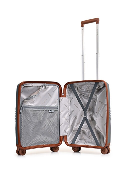 Pierre Cardin Trolley 50 Cm Antrasit Unisex Valiz - 4