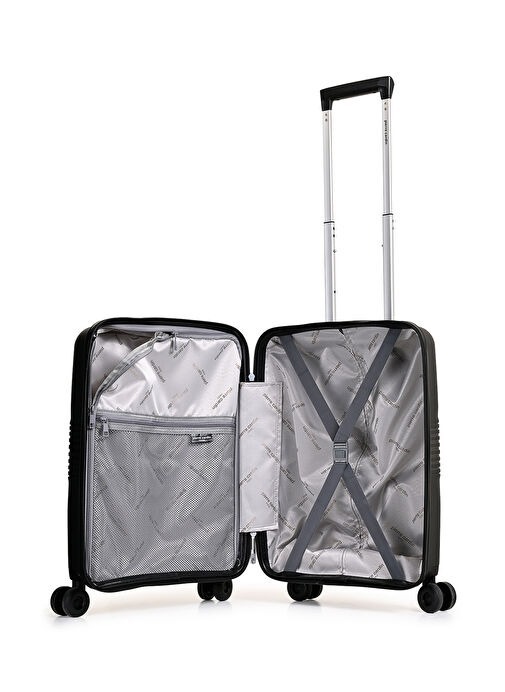 Pierre Cardin Trolley 50 Cm Siyah Unisex Valiz - 4