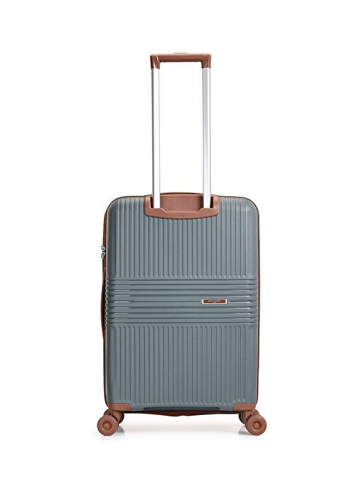 Pierre Cardin Trolley 60 Cm Antrasit Unisex Valiz - 5