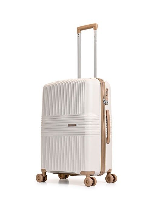 Pierre Cardin Trolley 60 Cm Bej Unisex Valiz - 2