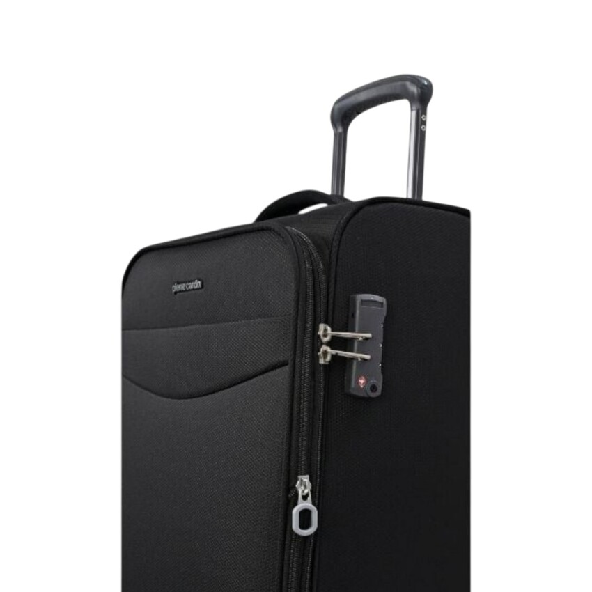 Pierre Cardin Trolley 60 Cm Siyah Unisex Valiz - 4
