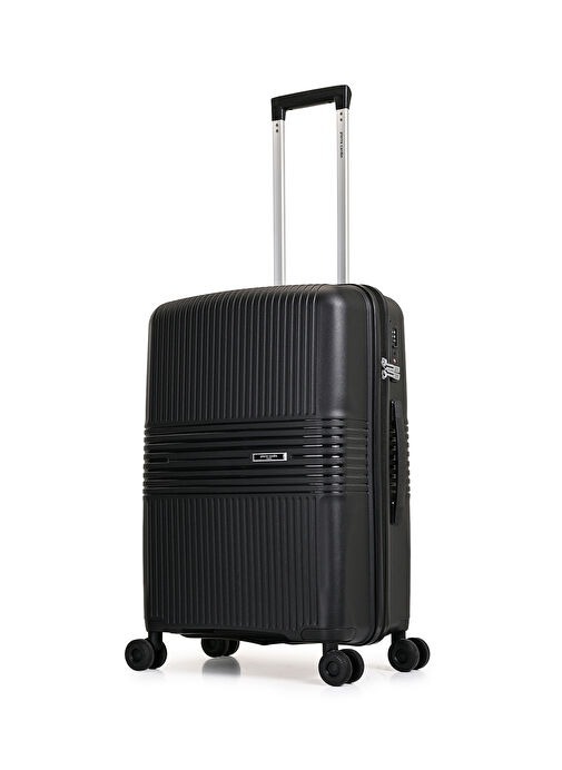 Pierre Cardin Trolley 60 Cm Siyah Unisex Valiz - 2