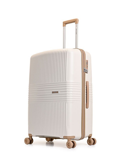 Pierre Cardin Trolley 70 Cm Bej Unisex Valiz - 2